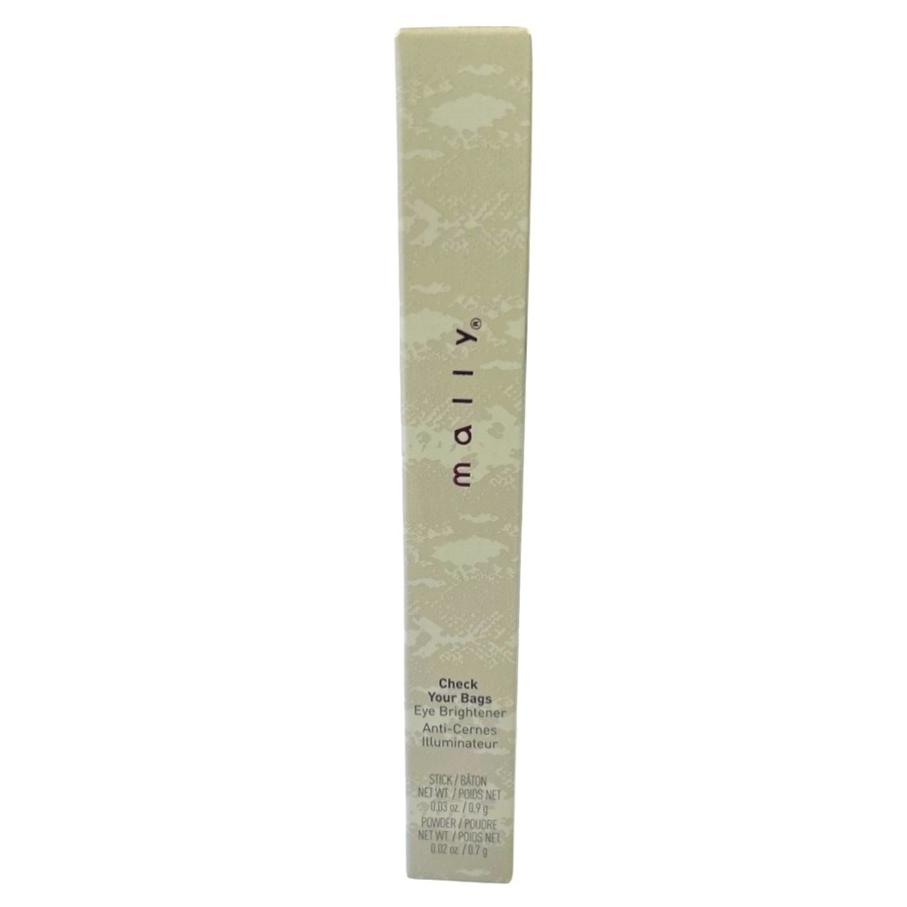 MALLY Check Your Bags Eye Brightener Illuminator Dual Ended Stick/powder NIB